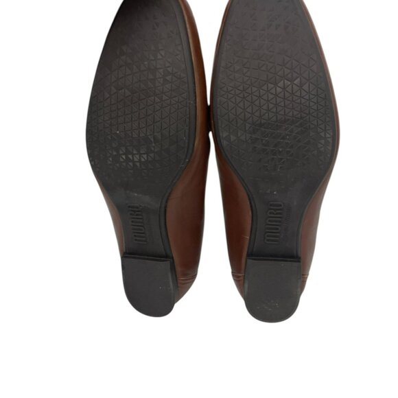 Munro Women's Solid Brown Almond Toe Slip On Blair Bit Loafer Shoes Size 9M - Picture 3 of 5